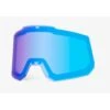 100% Ecran SNOWCRAFT/SNOWCRAFT XL - Hiper Dual Pane Mirror Blue Lens