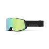 100% SNOWCRAFT Essential Black 2 écrans Hiper Grey-Blue W/Green ML Mirror Lens & Turquoise ML Mirror - 100Percent Goggles
