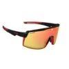 AZR Lunette De Soleil - SPRINT Noir / Rouge Mat - Coffret - Ecran Multicouche Rouge + Incolore