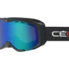 Cébé Masque De Ski Cheeky OTG Over The Glasses Black & Red Brown Flash Blue