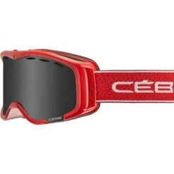 Cébé Masque De Ski Cheeky Over The Glasses Chilli Pepper Matte & Red Brown Flash Blue