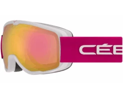 Cébé Masque De Ski Enfant ARTIC Mat White Pink Light Rose Flash Cat.2