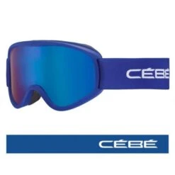 Cébé Masque De Ski HOOPOE - Blue Matte - Brown Flash Blue Cat.3