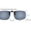Centrostyle Clip-On Polarisant Relevable Minimaliste G15 - 59mm X 42.6mm