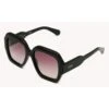 Chloé CH0154S Single Model Organic Acetate Black Red Lenses