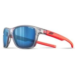 Julbo Cruiser Gris Translucide / Orange Fluo - Spectron 3CF Flash Bleu