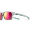 Julbo Lunette De Soleil Enfant Line Gris Clair / Mint Pailleté - Spectron 3 Flash Rose