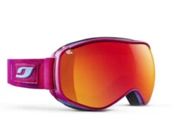 Julbo Masque De Ski Ventilate Rose Fluo Kaleido Ecran Orange Multilayer Fire Cat3