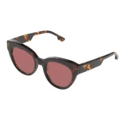 Komono Sun Lucile Tortoise Pink Lenses