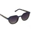 Mou Compagny BETIKOA EDEN Lunettes En Bois Bleu Gris Verres Brun Polarisés Dégradés