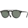 Oliver Peoples Clip-On Gregory Peck Flip Up Gunmetal G15 Polar