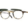 Oliver Peoples Clip-On Riley R Flip Up Gunmetal G15 Grey Green Polarized