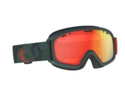 Scott Masque De Ski Junior Jr Witty Chrome Sombre Green/Pumpkin Orange Enhancer Red Chrome