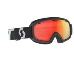 Scott Masque De Ski Junior Jr Witty Chrome Team Black/Lime Enhancer Red Chrome