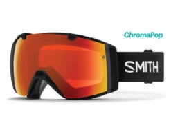 Smith I/O Black 2 écrans ChromaPop Sun Red Mirror & ChromaPop Storm Yellow Flash