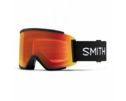 Smith Squad XL Black 2 écrans ChromaPop Everyday Red Mirror & ChromaPop Storm Yellow Flash