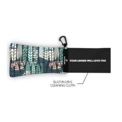 SUNNYSOC Tribal - Etui à Lunettes Souples Et Chamoisine Intégrée